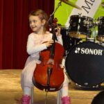 Violoncello on stage