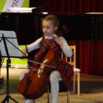 Violoncello on stage