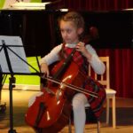 Violoncello on stage