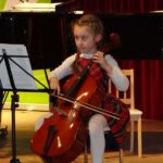 Violoncello on stage