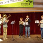 Blechbläser on stage