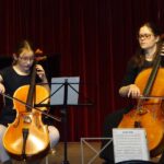 Violoncello on stage