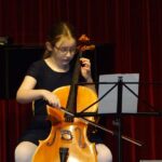 Violoncello on stage