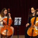 Violoncello on stage