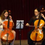 Violoncello on stage