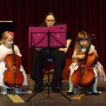 Violoncello on stage