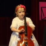 Violoncello on stage