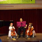 Violoncello on stage