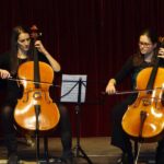 Violoncello on stage
