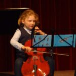 Violoncello on stage