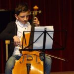 Violoncello on stage
