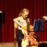 Violoncello on stage