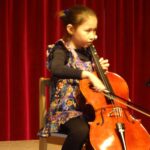 Violoncello on stage
