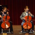 Violoncello on stage
