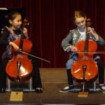 Violoncello on stage