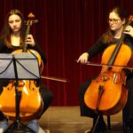Violoncello on stage