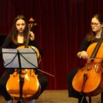 Violoncello on stage