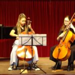 Violoncello on stage