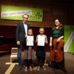 Violoncello on stage