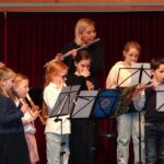 Holzbläser Minis on stage