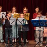 Holzbläser Minis on stage