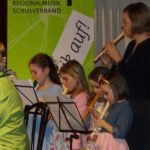 Holzbläser Minis on stage