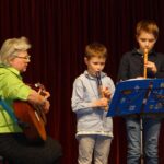 Holzbläser Minis on stage