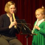 Holzbläser Minis on stage