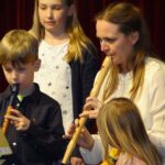 Holzbläser Minis on stage