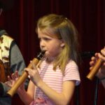 Holzbläser Minis on stage