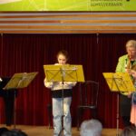 Holzbläser Minis on stage