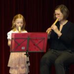 Holzbläser Minis on stage