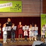 Holzbläser Minis on stage