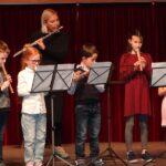 Holzbläser Minis on stage