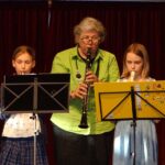 Holzbläser Minis on stage
