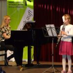 Holzbläser Minis on stage