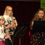Holzbläser Minis on stage
