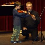Violinen on stage