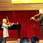 Violinen on stage