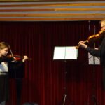 Violinen on stage