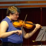 Violinen on stage