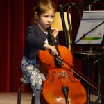 Violoncello on stage