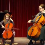 Violoncello on stage