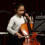 Violoncello on stage