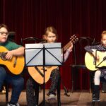 Zither, Gitarre & E-Gitarre on stage