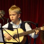 Zither, Gitarre & E-Gitarre on stage