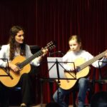 Zither, Gitarre & E-Gitarre on stage