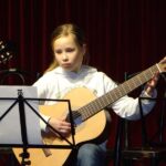 Zither, Gitarre & E-Gitarre on stage