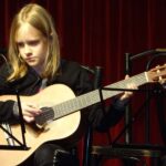 Zither, Gitarre & E-Gitarre on stage