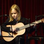 Zither, Gitarre & E-Gitarre on stage